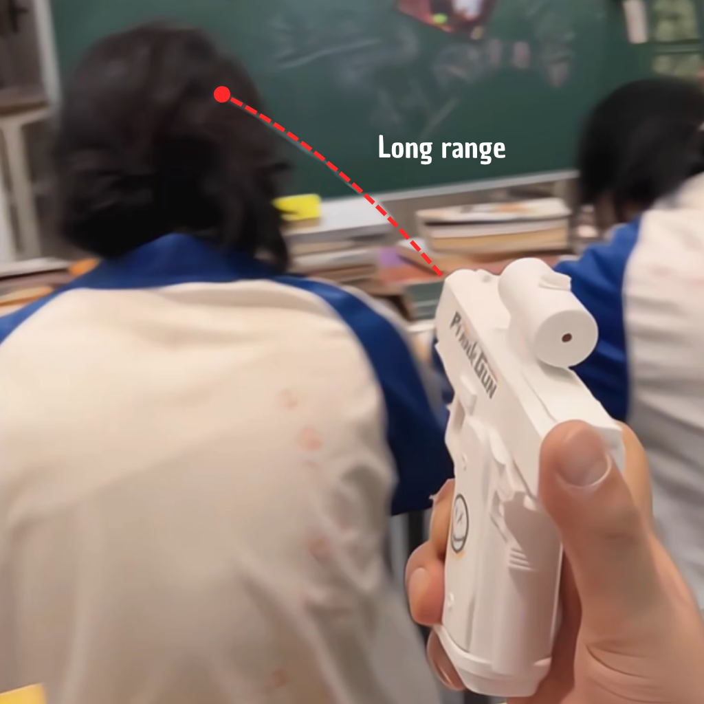 💦 Prank Gun - The Original Double Sided Reverse Water Gun That Shoots Front & Back!