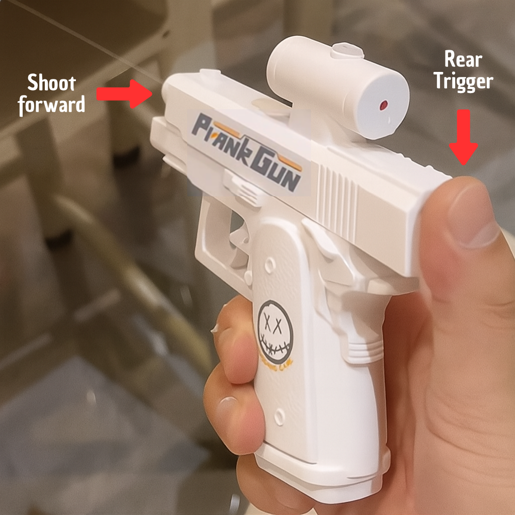 💦 Prank Gun - The Original Double Sided Reverse Water Gun That Shoots Front & Back!