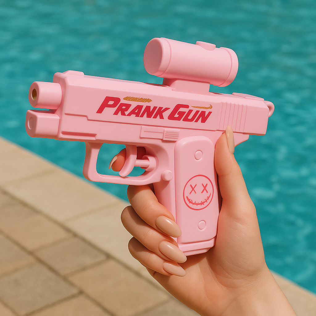 💦 Prank Gun - The Original Double Sided Reverse Water Gun That Shoots Front & Back!