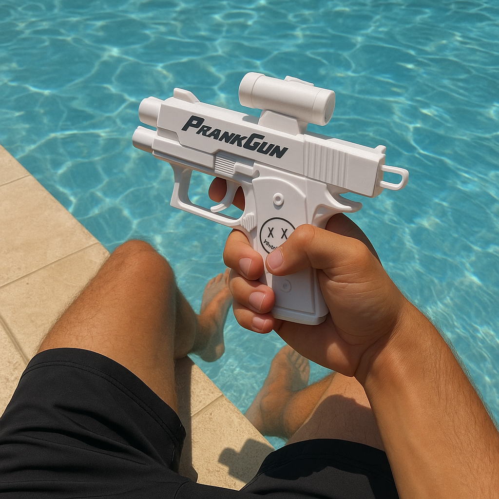 💦 Prank Gun - The Original Double Sided Reverse Water Gun That Shoots Front & Back!